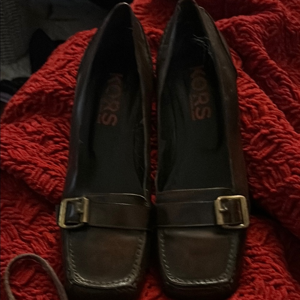 Michael Kors Brown Leather Loafers